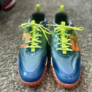 Footjoy Mens FJ Freestyle Golf Shoes Size 9.5 Blue Orange Green Flex Zone 57332